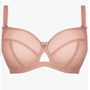 Curvy Kate Victory Balcony Bra CK9001 Latte Tan Nude balconette UK 38E US 38DDD